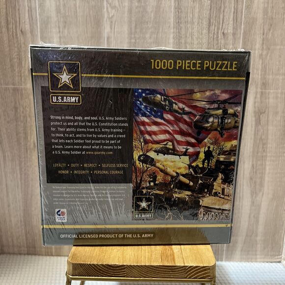 US Army Army Firepower 1000 Piece Jigsaw Puzzle Sealed Box - Picture 2 of 2